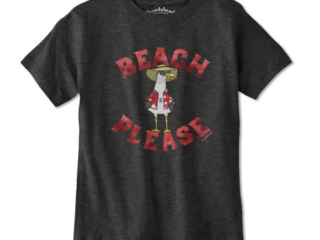 Beach Please Youth T-Shirt For Cheap