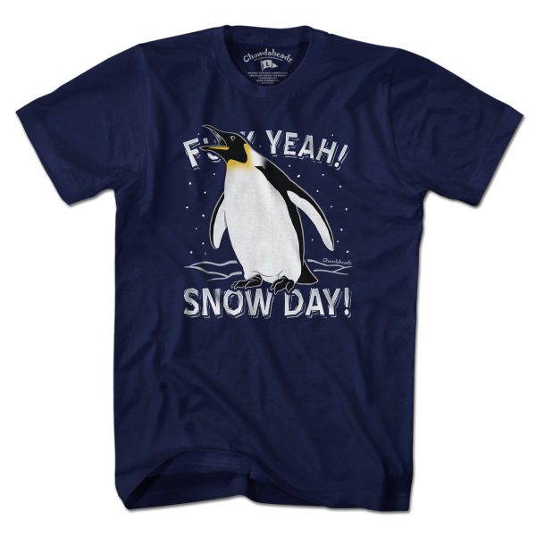 F Yeah! Snow Day! Penguin T-Shirt For Discount