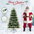 6 Feet Hinged Christmas Tree with 350 LED Lights Remote Control Online Hot Sale