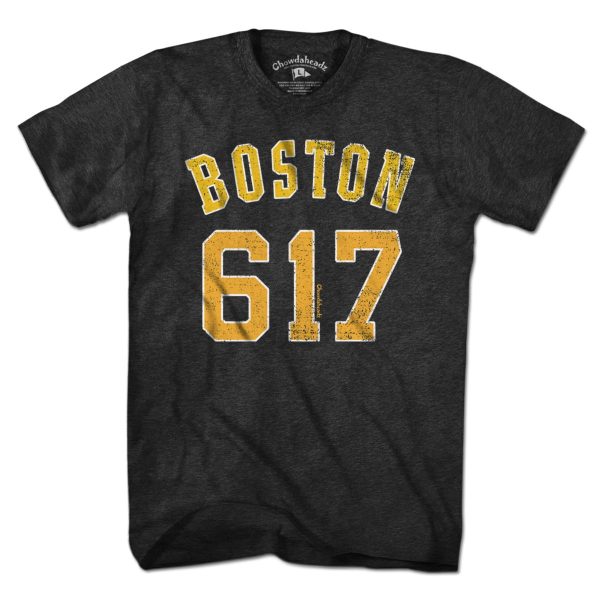 Boston 617 Hockey T-Shirt For Cheap