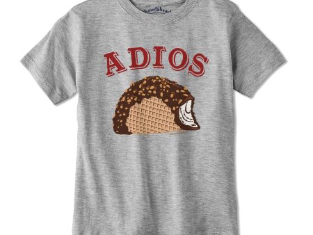 Adios Ice Cream Taco Youth T-Shirt Fashion