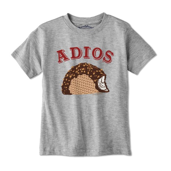 Adios Ice Cream Taco Youth T-Shirt Fashion