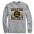 Boston Hockey Crossed Sticks T-Shirt Supply