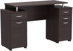 43  Espresso Computer Desk With Four Drawers Supply