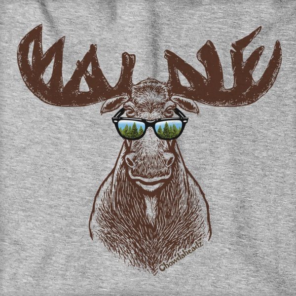 Cool Maine Moose Hoodie Sale