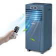 10000 BTU 4-in-1 Portable Air Conditioner with Dehumidifier and Fan Mode-Dark Blue Online Hot Sale