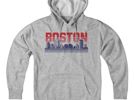 Boston Lined Cityscape Hoodie Sale