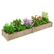 Wooden Raised Garden Bed Outdoor for Vegetables Flowers Fruit Sale