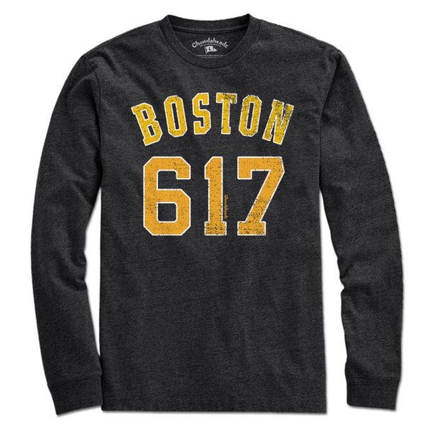 Boston 617 Hockey T-Shirt For Cheap