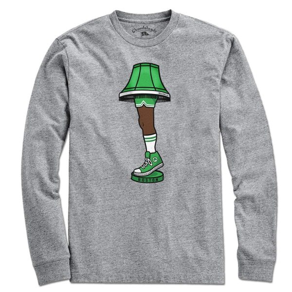 Boston Basketball Holiday Leg Lamp T-Shirt For Cheap