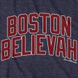 Boston Believah Baseball T-Shirt on Sale