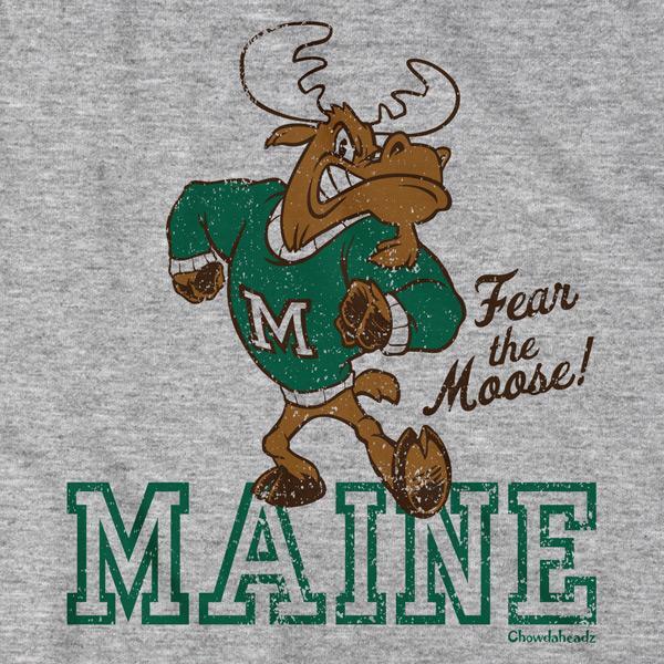 Fear The Moose Maine Mascot T-shirt on Sale