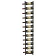 6 9 12-Bottle Rustproof Wall-Mounted Wine Rack-XL on Sale