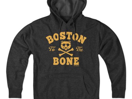 Boston To The Bone Black & Gold Hoodie For Cheap