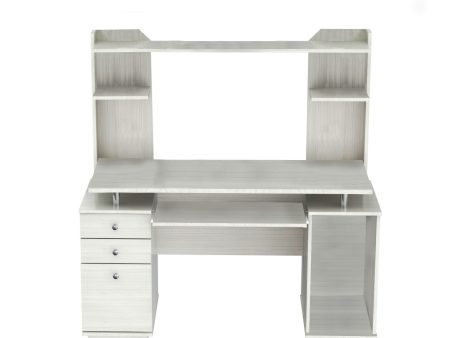 49  White Computer Desk With Three Drawers Discount