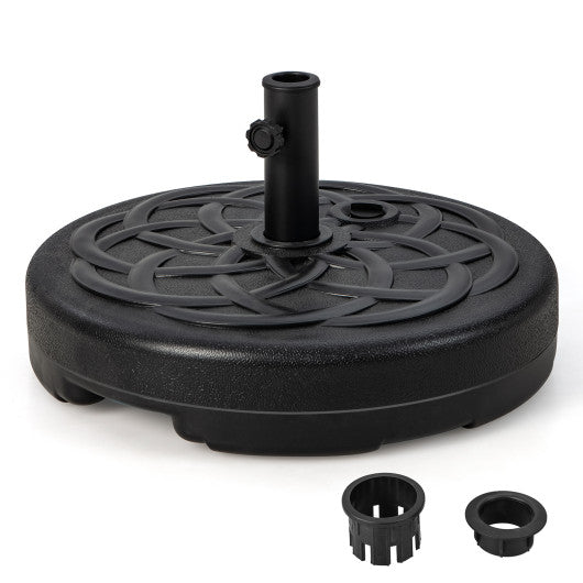 22 Inch Fillable Heavy-Duty Round Patio Umbrella Base Stand Online now