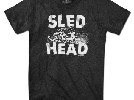 Sled Head Snowmobile T-Shirt Discount