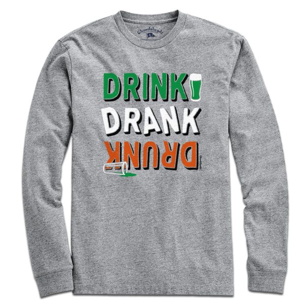 Drink Drank Drunk St. Paddy s T-Shirt Hot on Sale