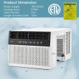 Window Air Conditione with Handy Remote and LED Control Panel-10000 BTU Sale