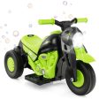 6V Kids Electric Ride on Motorcycle with Bubble Maker and Music-Green Online now