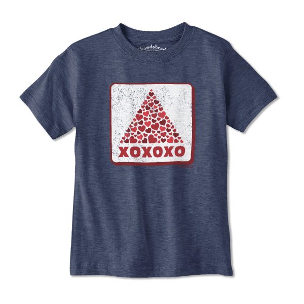 XOXOXO Heart Sign Youth T-Shirt Cheap