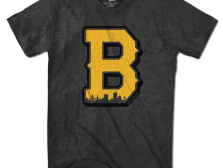 Black & Gold Big Block B T-Shirt Online Sale