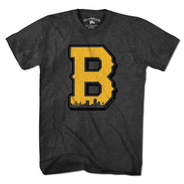 Black & Gold Big Block B T-Shirt Online Sale