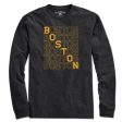 Black & Gold Boston Stacked T-Shirt For Discount