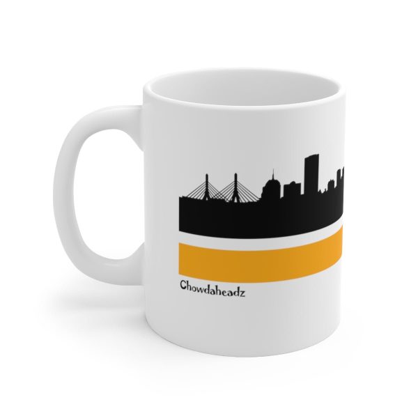 Boston B Black & Gold Sideline 11oz Coffee Mug For Cheap