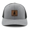 Live Free New Hampshire Leather Patch Classic Snapback Trucker Online Hot Sale