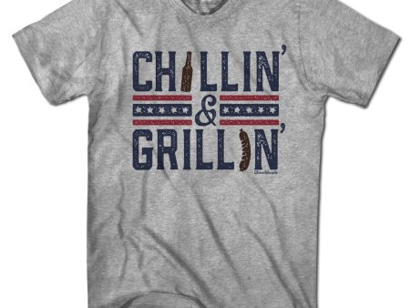 Chillin  & Grillin  T-Shirt For Discount