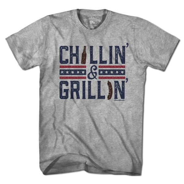 Chillin  & Grillin  T-Shirt For Discount