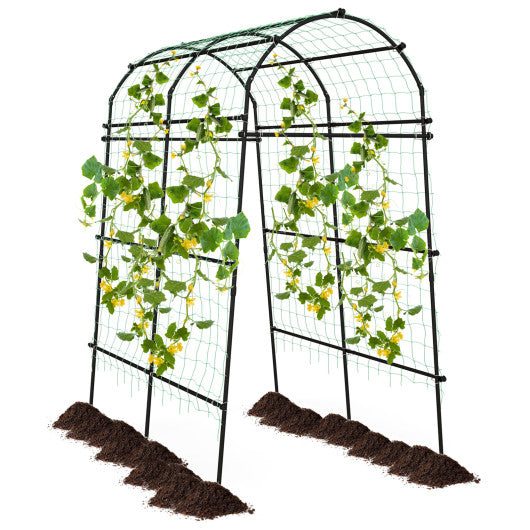 7.5 Feet Garden Arch Trellis with PE Coated Metal Structure Online Hot Sale