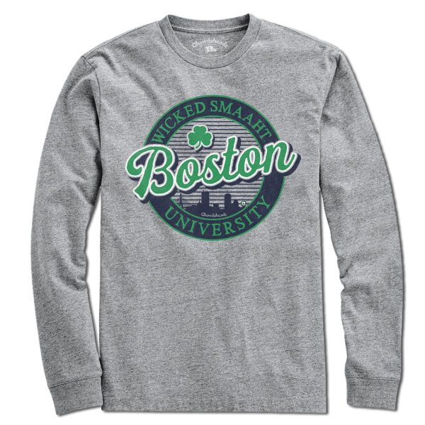 Boston Wicked Smaaht Gameday T-shirt Cheap