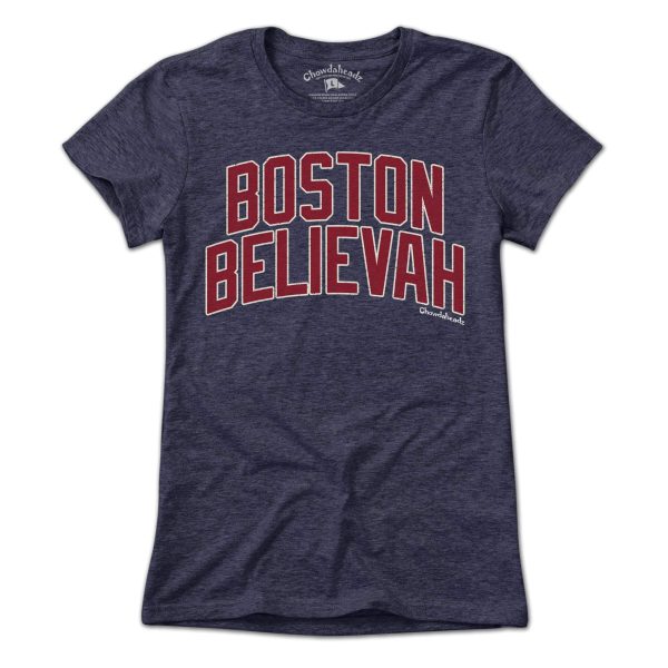 Boston Believah Baseball T-Shirt on Sale