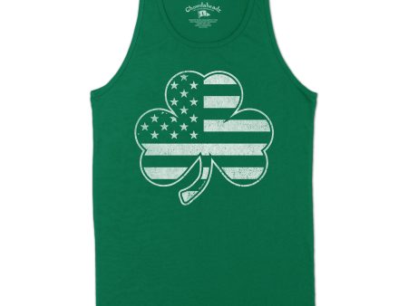 Shamrock Stars & Stripes Tonal Men s Tank Top Supply