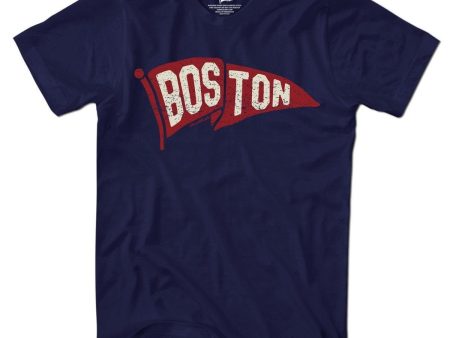 Boston Banner T-Shirt Cheap