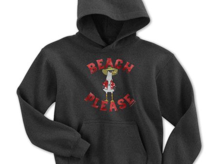 Beach Please Youth Hoodie on Sale