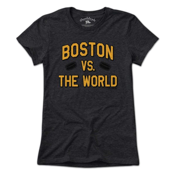 Boston vs The World Hockey T-Shirt For Sale