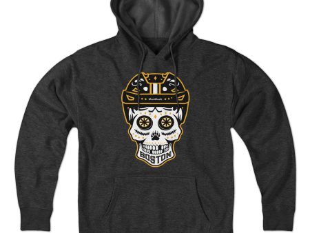 Boston Black And Gold Dead Head Hoodie For Sale