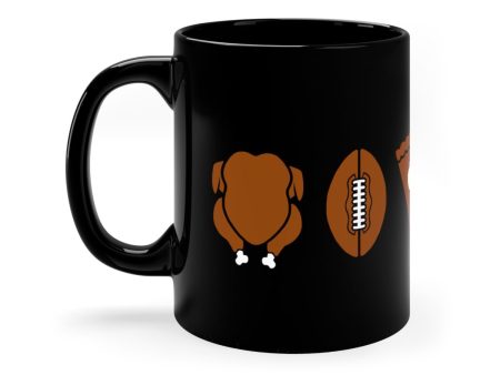 Turkey Football Thanksgiving 11oz Coffee Mug For Cheap