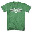 Boston Top Town Shamrock T-Shirt For Sale