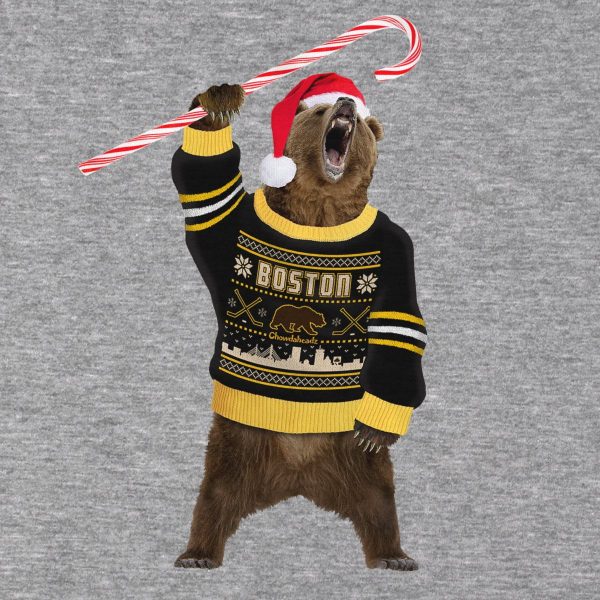 Boston Holiday Sweater Bear T-Shirt Fashion