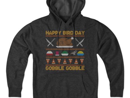 Happy Bird Day Ugly Thanksgiving Sweater Hoodie Discount