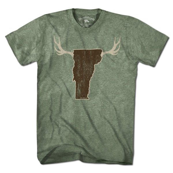 Deer Vermont T-Shirt Hot on Sale