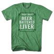 Beer Battered Liver T-Shirt on Sale