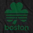 Boston Retro Shamrock Green Line T-Shirt For Sale