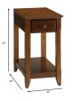 23  Brown Solid Wood End Table Hot on Sale