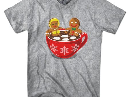 Gingerbread Hot Cocoa Tub T-Shirt Online