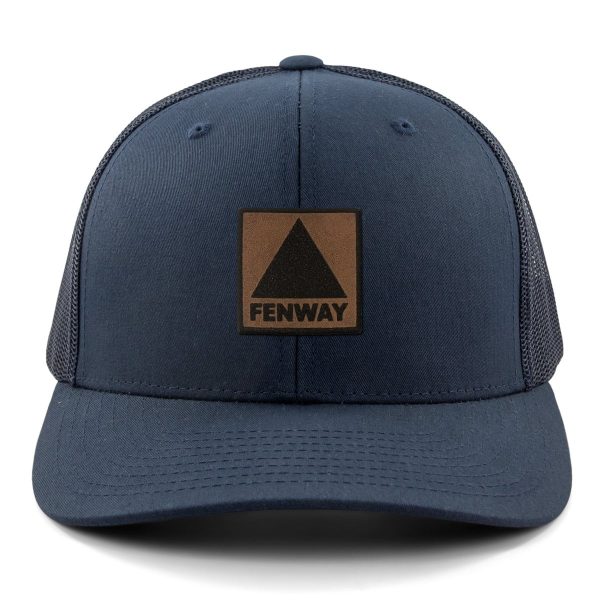 Fenway Leather Patch Classic Snapback Trucker Hot on Sale